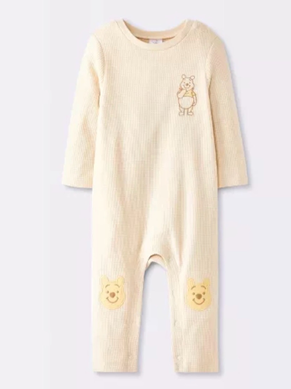 Winnie the Pooh Cream Baby One-Piece Romper
